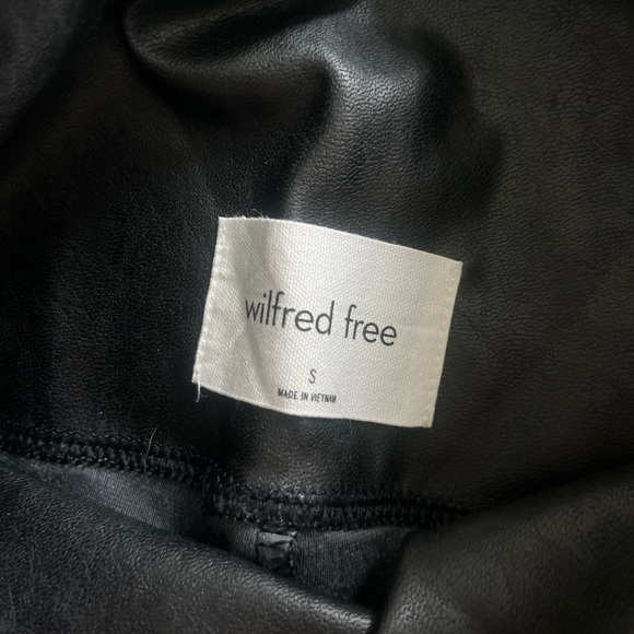 WILFRED ARITZIA LEATHER PANT LEGGINGS - Picture 4 of 4